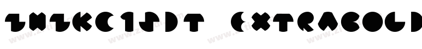 ZHZKC1SDT ExtraBold字体转换